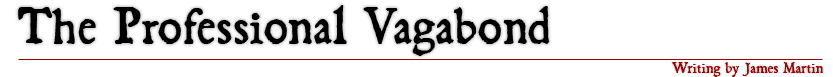 Professional vagabond James Martin logo